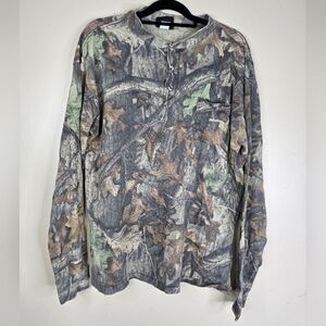 Sasquatch vintage camo long sleeve size M/L